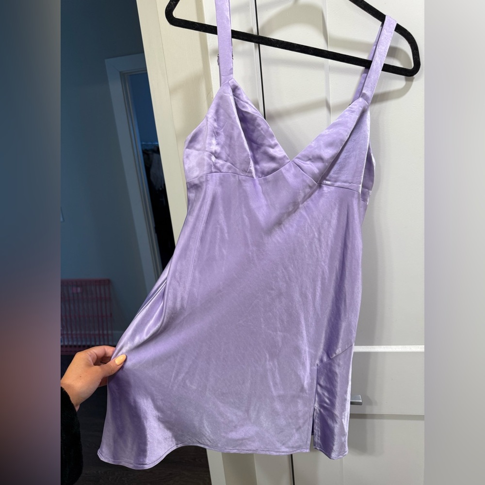 Princess Polly Star Shining Purple Mini Dress - Picture 3 of 9